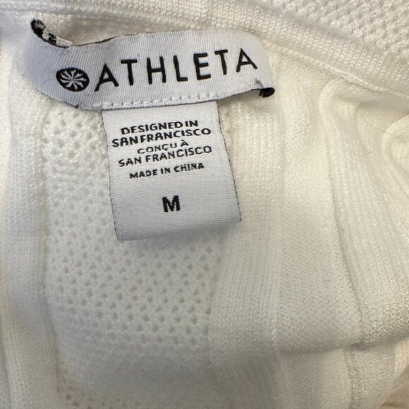 Ahtleta knit quarter zip, sleeveless top- Small - Picture 4 of 7